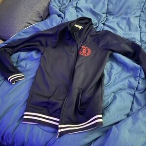Pink brand by Victoria's Secret Dark Blue Jacket with White Accents